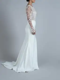 Rime Arodaky Blair Wedding Dress White Size 10 for rent on The Volte - image 2