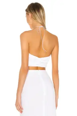 Natalie Rolt Bellini Crop Top White Size 1 for rent on The Volte - image 5