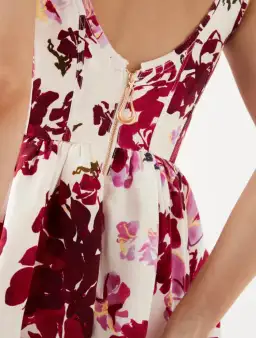 AJE Suzette Mini Dress Roses of Provence Size 16 for rent on The Volte - image 3