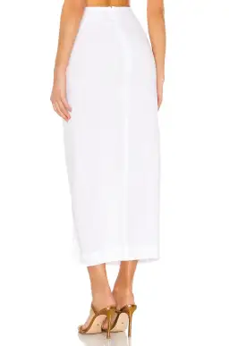 Natalie Rolt Bellini Crop Top Size 8 and Skirt Size 6 Set White for rent on The Volte - image 5