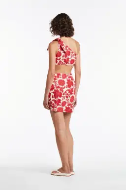 Sir the Label Cinta Cut Out Mini Dress Print Size 1 for rent on The Volte - image 3