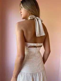 Significant Other Tuscany Dress in Cream Print Size 12 for rent on The Volte - image 6