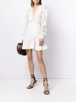 Acler Godson Dress In White Size 8