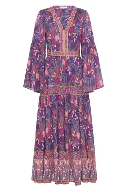 Spell & The Gypsy Collective Bianca Gown Wisteria Size M for rent on The Volte - image 3