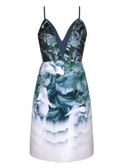 Rachel Alex The Oxford Show Dress Blue Size AU 6