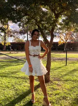 Mossman Garden Party Set White Size 10 for rent on The Volte - image 3