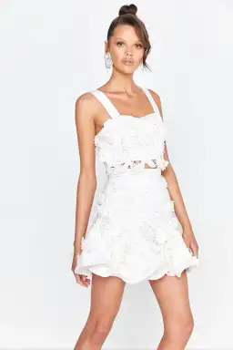 Mossman Garden Party Set White Size 10 for rent on The Volte - image 1