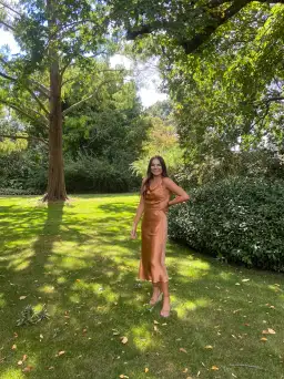 Bec & Bridge Lani Top & Skirt Set Caramel Size 10 for rent on The Volte - image 3