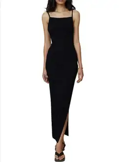 Bec & Bridge Lady Lila Sleeveless Black Midi Dress Size 8 for rent on The Volte - image 1