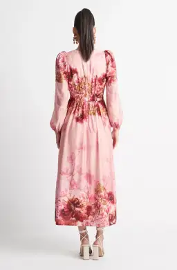 Sheike Swan Lake Dress Pink Floral Print Size 6 for rent on The Volte - image 4