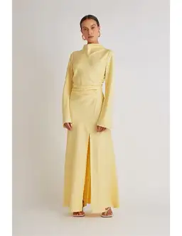 Camilla and Marc Darmascus Dress Yellow Size 12 for rent on The Volte - image 4