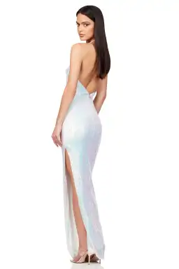 Nookie Mira Gown Irridescent White Size S / Au 8 for rent on The Volte - image 3