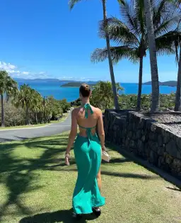 Arcina Ori Siena Dress Green Size 8 for rent on The Volte - image 6