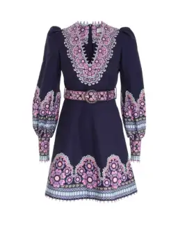 Zimmermann Celestial Beaded Mini Dress Gemini Daisy Size 1 / Au 10 for rent on The Volte - image 2