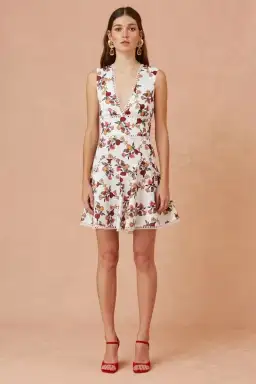 Keepsake Everlasting Mini Dress Vine Print Size L / Au 12 for rent on The Volte - image 1