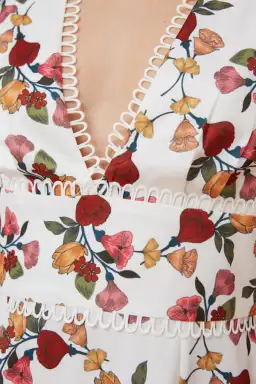 Keepsake Everlasting Mini Dress Vine Print Size L / Au 12 for rent on The Volte - image 3