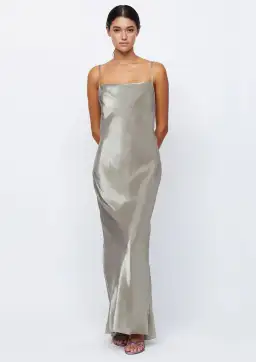Bec & Bridge Fleur Maxi Dress Silver Size S / AU 8 for rent on The Volte - image 1