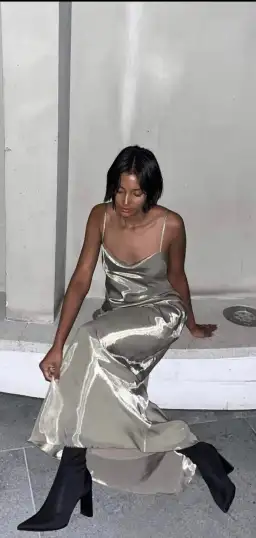 Bec & Bridge Fleur Maxi Dress Silver Size S / AU 8 for rent on The Volte - image 5