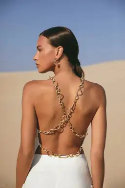 Cult Gaia Joey Top White Size S/ Au 8 for rent on The Volte - image 3