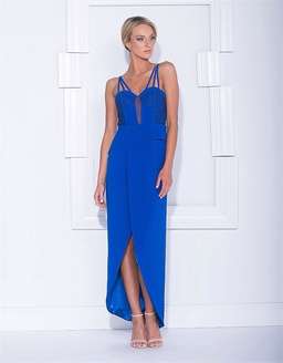 Bariano Blue Formal Gown for rent on The Volte - image 1