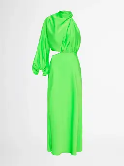 Sheike Olivia Maxi Dress Neon Green Size 8 for rent on The Volte - image 4