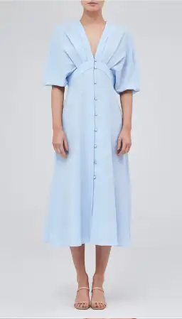 The Fifth Riley Midi Dress in Sky Blue Size 10 for rent on The Volte - image 1
