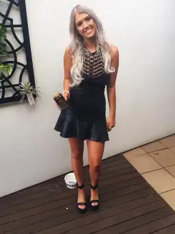 Manning Cartell Siamese Twins Mini Dress Black Size 10 for rent on The Volte - image 3