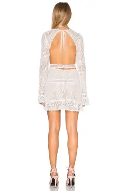 For Love and Lemons Emerie Cut Out Dress White Size XS/ AU 6 for rent on The Volte - image 2
