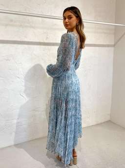 Acler Astone Dress In Blue Fields Size 8 for rent on The Volte - image 3