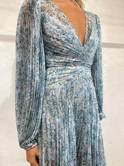 Acler Astone Dress In Blue Fields Size 8 for rent on The Volte - image 4