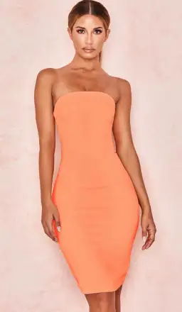 House of CB Rinah Dress Orange Size XS/ AU 6