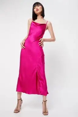Mossman Electric Paradise Maxi Dress Fuchsia Size 10 for rent on The Volte - image 1