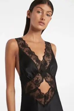 Sir The Label Aries Cut Out Gown Black Size AU 6 for rent on The Volte - image 2