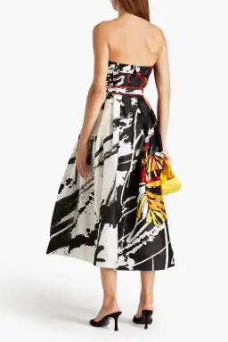 Leo and Lin Frida Bustier Dress Print Dress Size 10       for rent on The Volte - image 2