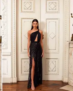 Alamour Maria Dress Black Sequin Size M/ Au 10 for rent on The Volte - image 9