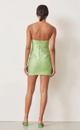 Bec & Bridge Apple Mini Dress Green Size 10 for rent on The Volte - image 3