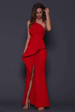 Elle Zeitoune Esmeralda Dress Red size 8 for rent on The Volte - image 1