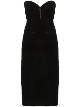 KNWLS Corduroy Shiv Midi Dress Black Size 12 for rent on The Volte - image 4