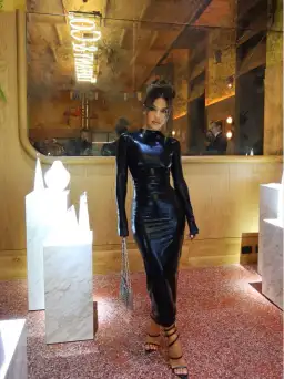 Effie Kats Gia Midi Dress Black Size XS