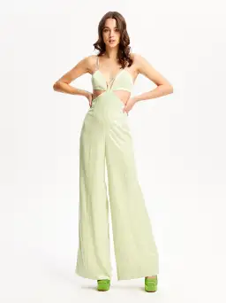 Alice McCall Night Sky Jumpsuit Lime Cream Size 8 for rent on The Volte - image 2