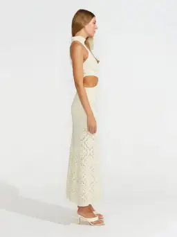 Alice McCall Salty Kisses Midi Dress Porcelain White Size 12 / L for rent on The Volte - image 5