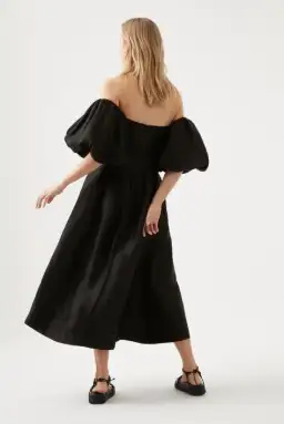 Eugenie Off Shoulder Midi Dress - 12 for rent on The Volte - image 3