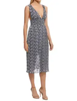 Misha Alexandria Midi Dress Print Size 8 for rent on The Volte - image 3
