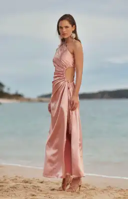 Sonya Moda Nour Blush Maxi Dress Pink Size 12 for rent on The Volte - image 2
