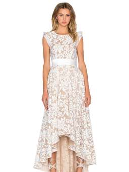 Bronx & Banco Bohem Nude Print Dress Nude Size 10 for rent on The Volte - image 1