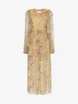 Zimmermann Melody Wrap Maxi Dress Floral Size 1/ AU 10 for rent on The Volte - image 5