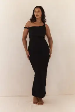 Johansen The Long Poppy Dress Black Size 8 / S for rent on The Volte - image 1