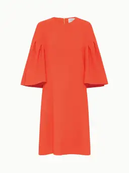 Veronika Maine Stretch Cloque Shift Dress Red/Orange Size 6 / XS for rent on The Volte - image 5