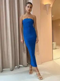 Lidee Aurore Gown in Moroccan Blue Size 10