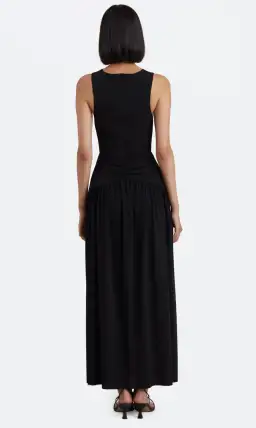 Bec & Bridge Lindsey V Maxi Dress Black Size 10